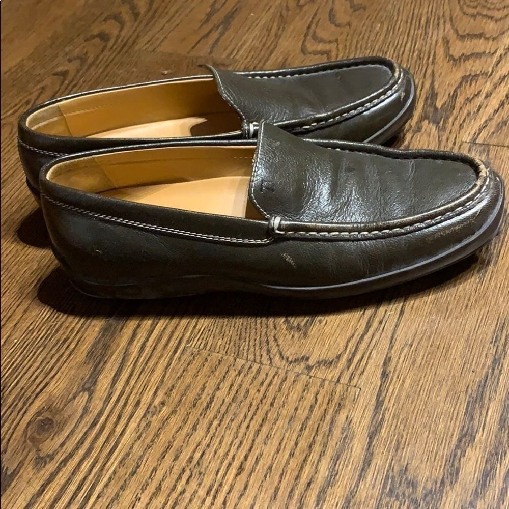 Tod’s Green Leather Driving Loafer size 8 - Picture 5 of 7